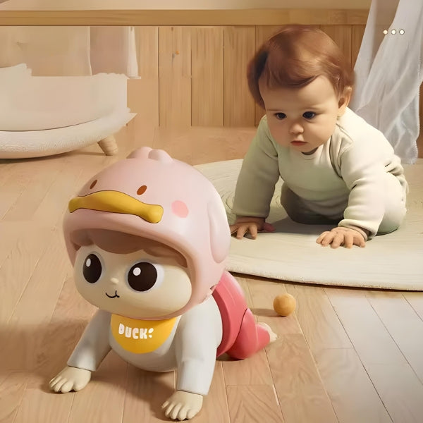 CrawlBaby | Boneco Musical Rastejante com Sensor para Bebês