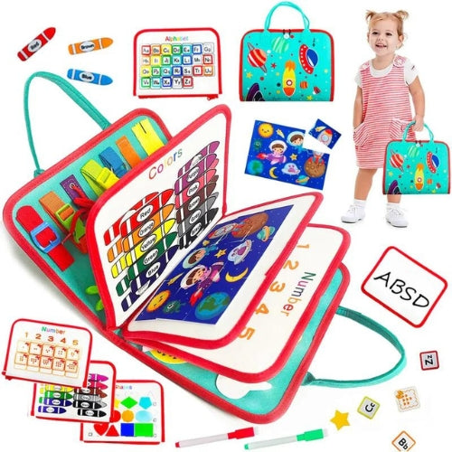 BrinqueFácil | Livro Sensorial Montessori com Atividades