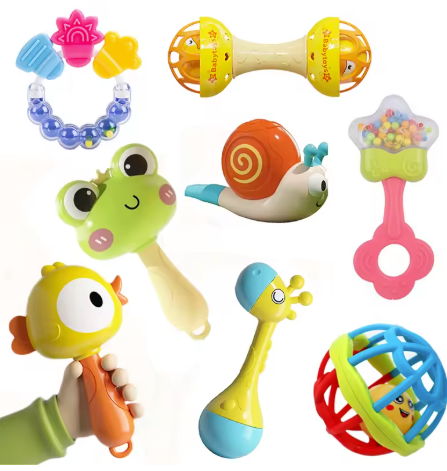 Kit Chocalhos Sensoriais Encanto™ Bebê