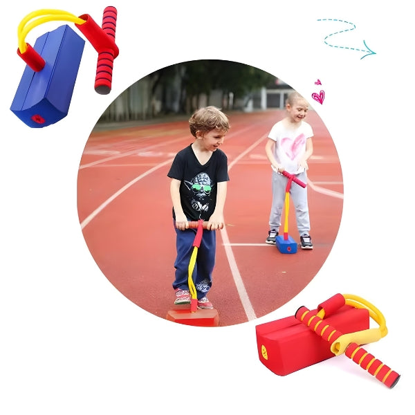Conjunto de HandJump Pro em diversas cores. Ideal para brincadeiras em grupo e competições infantis