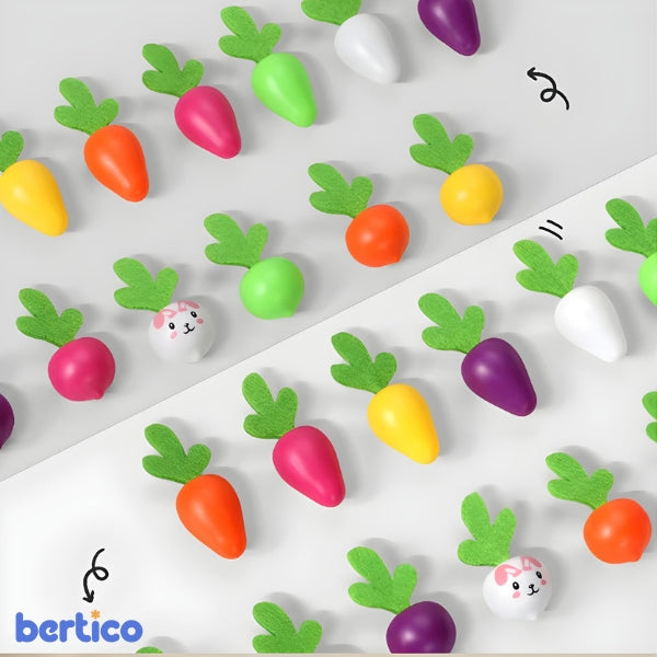 Embalagem da MiniHorta Kids com ilustração colorida. Presente educativo ideal para bebês e crianças em fase pré-escolar