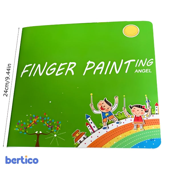 Tintas infantis laváveis e seguras para pintura a dedo. Fácil de remover, ideal para brincadeiras artísticas sem sujeira e com total segurança