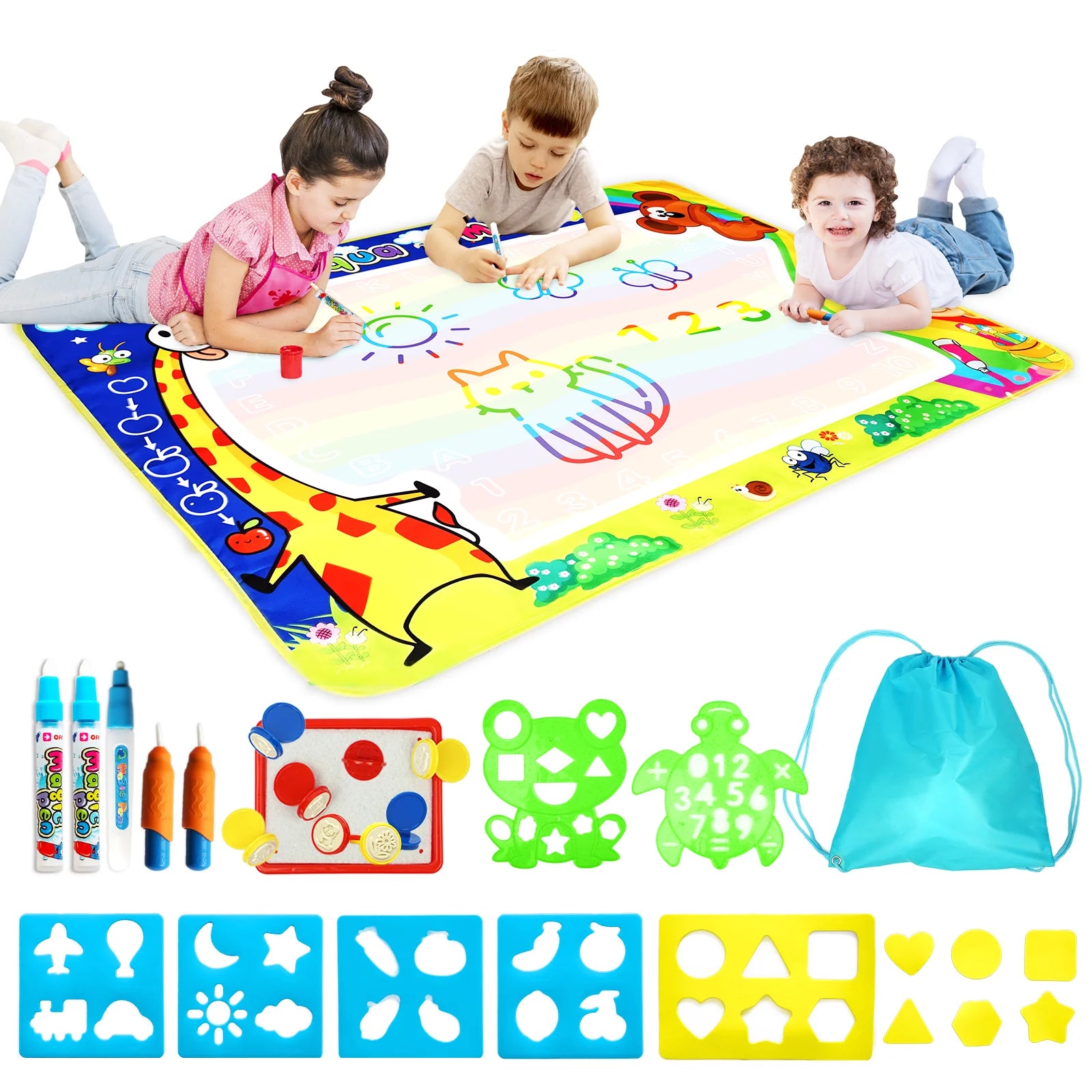 Tapete Mágico DoodleSplash | Desenho com Água 100x80cm
