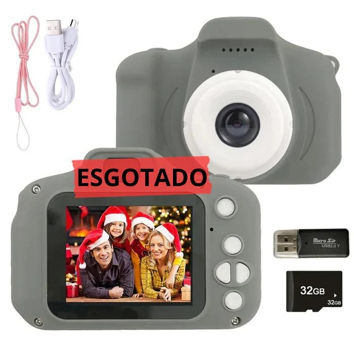 Câmera Digital Infantil Bertico - Com Cartão de Memória de Graça!