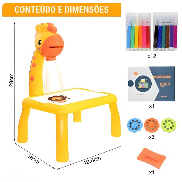 Mesa projetora para desenhos