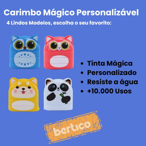 Carimbo Personalizável Pro - Bertico [ÚLTIMAS UNIDADES]