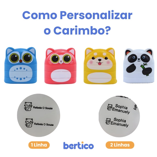 Carimbo Personalizável Pro - Bertico [ÚLTIMAS UNIDADES]