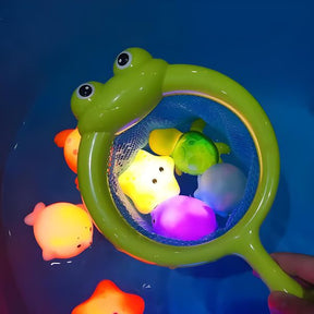 LumiSplash | Kit 4 Brinquedos de Banho com Luz LED Mágica