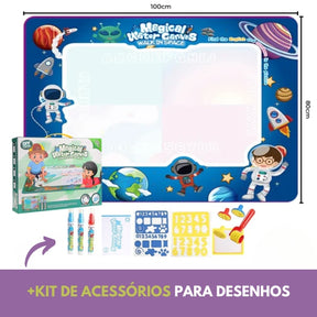 Tapete Mágico Reutilizavel Bertico + Kit Acessórios de Brinde