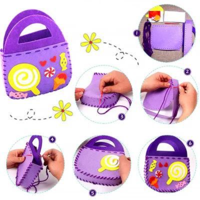 Kit de Costura de Bolsa Infantil Montessori Bertico - ULTIMAS UNIDADES