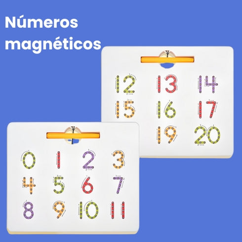 Quadro Mágico Alfabeto & Números – Ensina, Diverte e Desenvolve Coordenação Motora