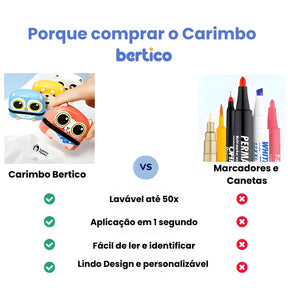 Carimbo Personalizável Pro - Bertico [ÚLTIMAS UNIDADES]