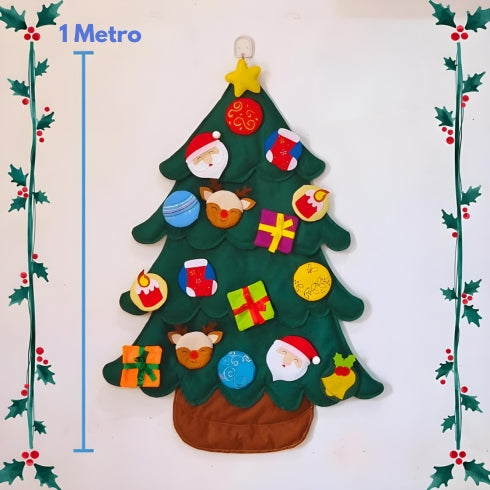 Árvore de natal Montessoriana de Parede