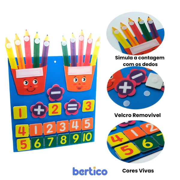 Tapete Matemático Infantil Matemagika - Aprendizado Divertido [ÚTLIMAS 10 UNIDADES]