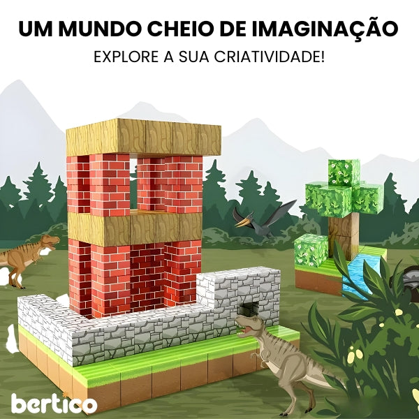Blocos de Construção Magnética Minecraft [ÚLTIMAS UNIDADES]