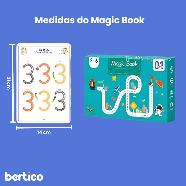 Caderno de Desenvolvimento Infantil MagicBook - ÚLTIMAS UNIDADES