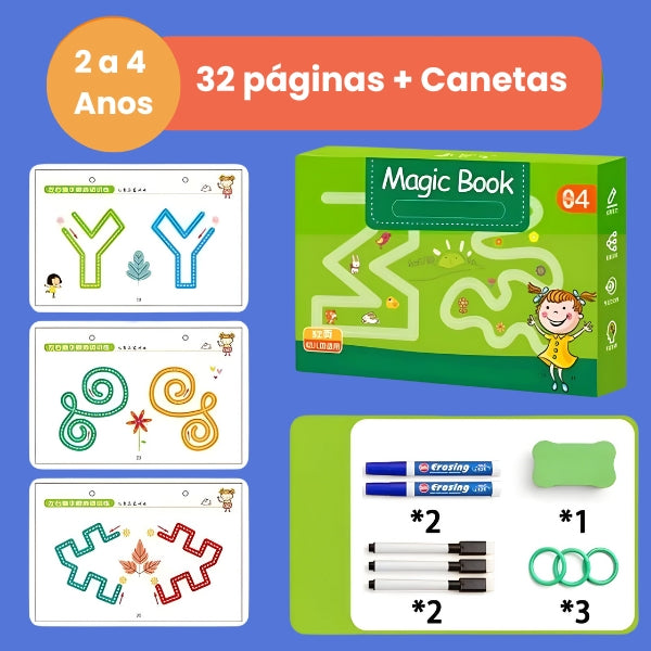 Caderno de Desenvolvimento Infantil MagicBook - ÚLTIMAS UNIDADES