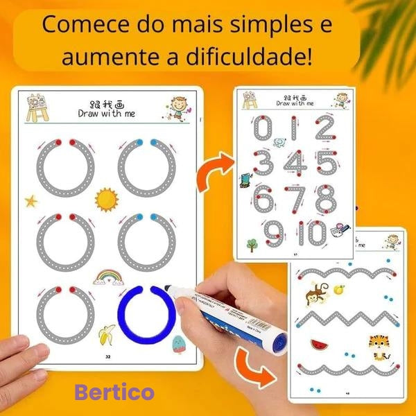 Caderno de Desenvolvimento Infantil MagicBook - ULTIMAS UNIDADES EM ESTOQUE