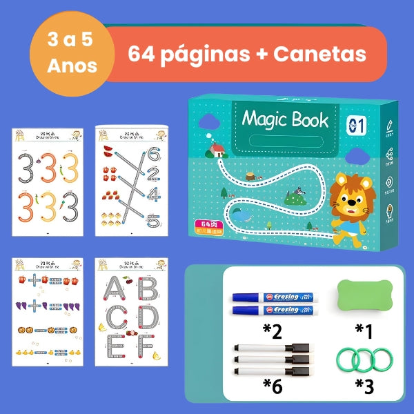 Caderno de Desenvolvimento Infantil MagicBook - ÚLTIMAS UNIDADES