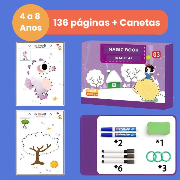 Caderno de Desenvolvimento Infantil MagicBook - ULTIMAS UNIDADES EM ESTOQUE