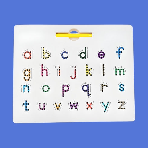 Quadro Mágico Alfabeto & Números – Ensina, Diverte e Desenvolve Coordenação Motora