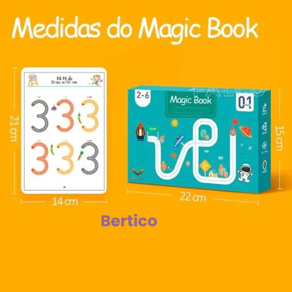 Caderno de Desenvolvimento Infantil MagicBook - ULTIMAS UNIDADES EM ESTOQUE