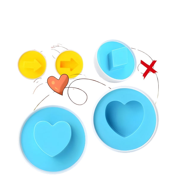 Adulto e criança interagindo com o EggPlay. Atividade pedagógica perfeita para o desenvolvimento infantil com segurança