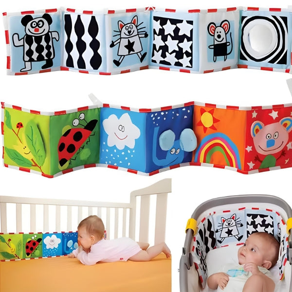 Cartões educativos preto e branco para bebês. Estimulam o cérebro e a visão com figuras de alto contraste e formas geométricas simples