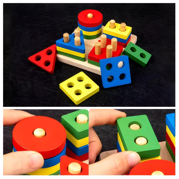 Criança usando a pescaria magnética da LudoBox. Atividade divertida que desenvolve coordenação motora e concentração.