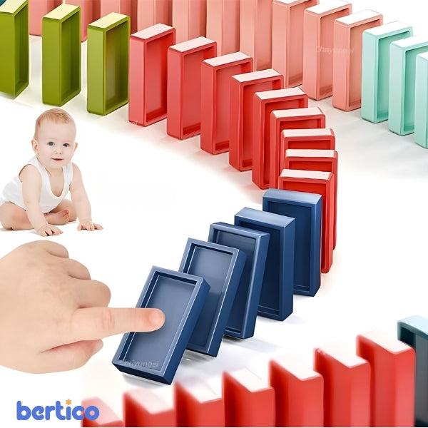 Embalagem do Domino Express com visual educativo e atrativo. Excelente opção de presente criativo para crianças