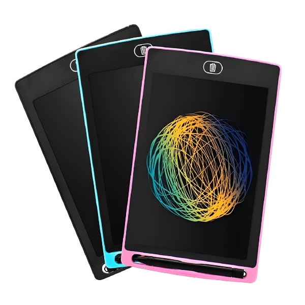 Embalagem do Tablet Mágico Educativo Bertico. Produto seguro, prático e ideal para presentear crianças a partir de 3 anos