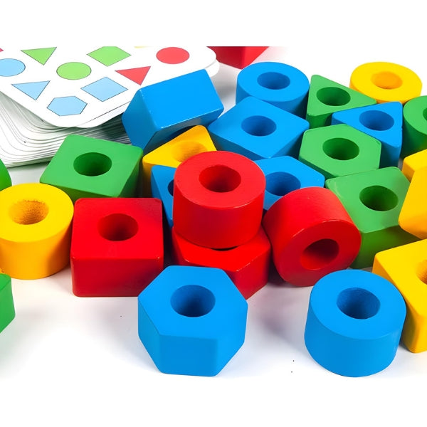 Formas geométricas organizadas em categorias. GeoPlay ajuda na identificação de triângulos, quadrados, círculos e mais