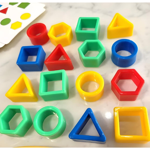 GeoPlay com embalagem completa e blocos inclusos. Brinquedo educativo ideal para presentear e estimular o aprendizado infantil