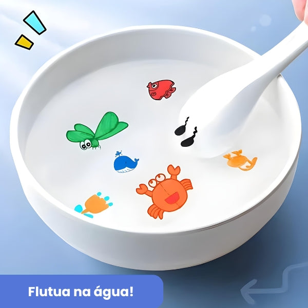 Kit com canetas mágicas InkFloat de cores variadas. Estimula a criatividade e a arte interativa para crianças