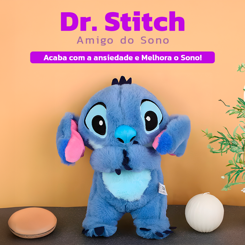 Dr Stitch - Pelúcia Amigo do Sono - Original - ÚLTIMAS UNIDADES