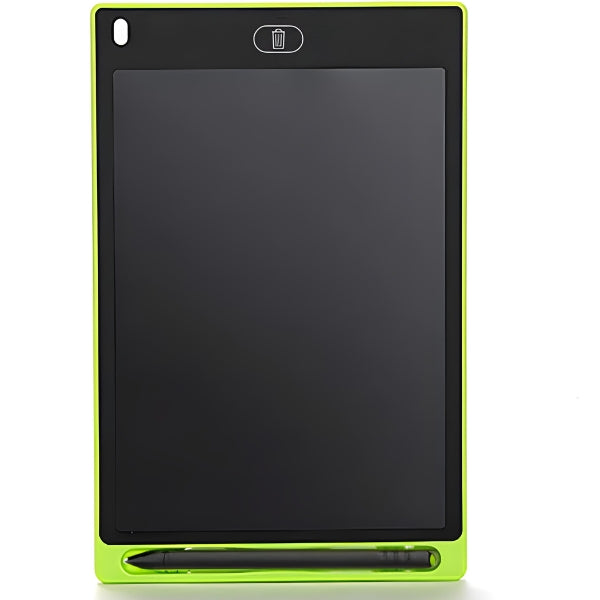 Tablet Mágico com caneta inclusa e encaixe lateral. Fácil de usar, simula a escrita real e estimula o aprendizado infantil