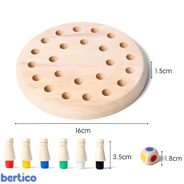 Tabuleiro do MemoGenius coberto com tampas. Atividade que desafia a memória visual e promove a atenção plena