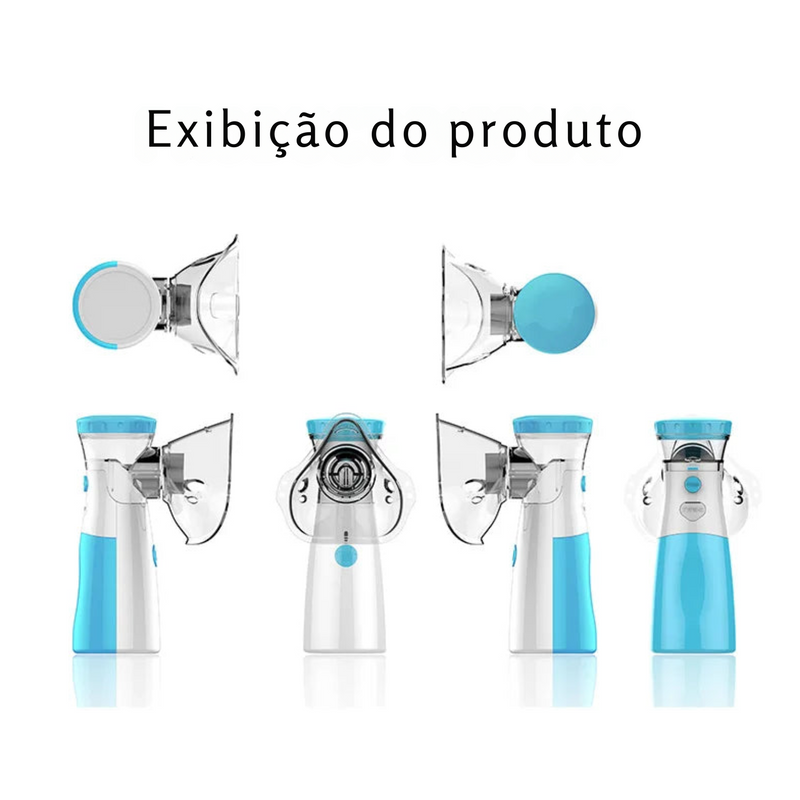 Inalador Nebulizador Portátil Silencioso (LEVE 2 E ECONOMIZE)