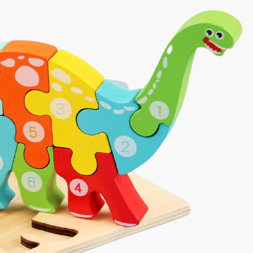 Quebra-cabeça 3D Dinossauro Infantil